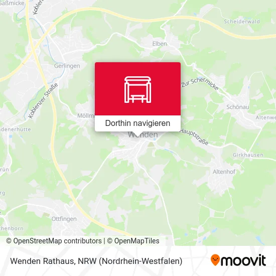 Wenden Rathaus Karte