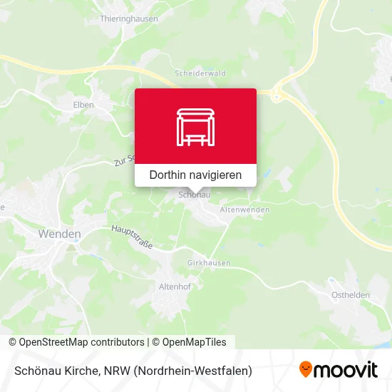 Schönau Kirche Karte
