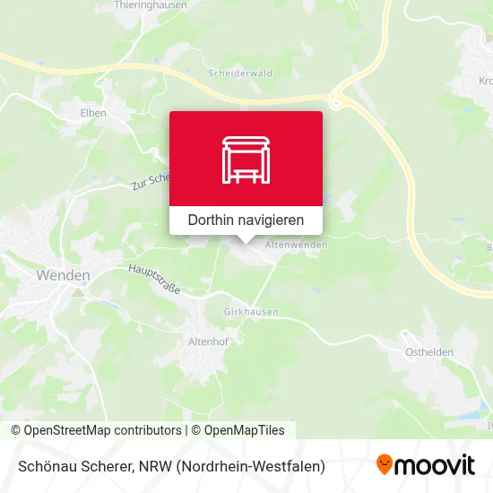 Schönau Scherer Karte
