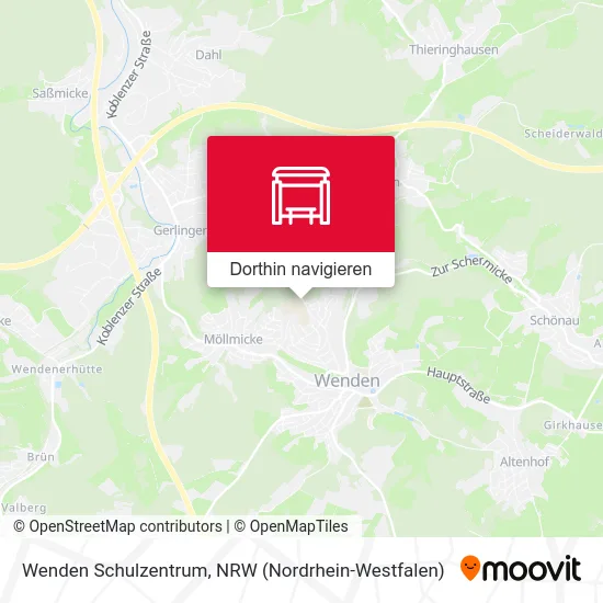 Wenden Schulzentrum Karte