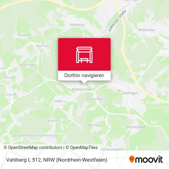 Vahlberg L 512 Karte