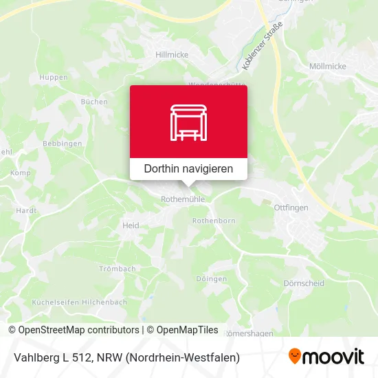 Vahlberg L 512 Karte