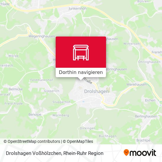 Drolshagen Voßhölzchen Karte