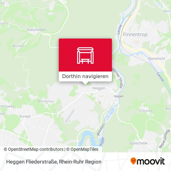 Heggen Fliederstraße Karte