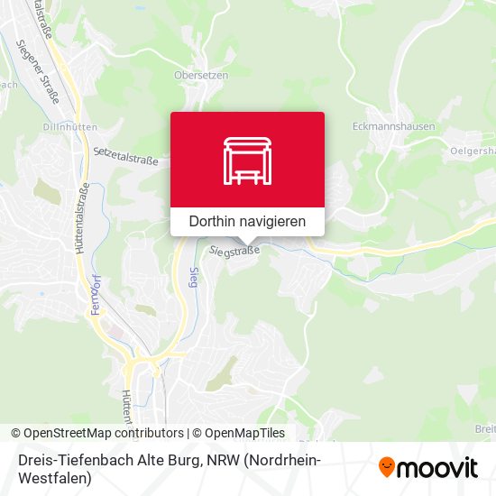 Dreis-Tiefenbach Alte Burg Karte