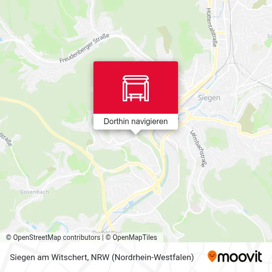 Siegen am Witschert Karte