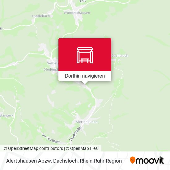 Alertshausen Abzw. Dachsloch Karte