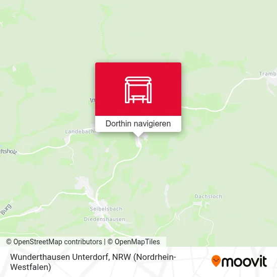 Wunderthausen Unterdorf Karte