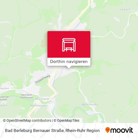 Bad Berleburg Bernauer Straße Karte