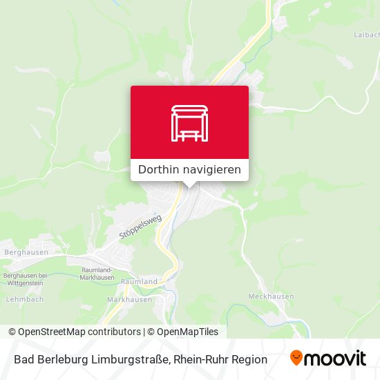 Bad Berleburg Limburgstraße Karte