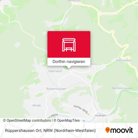 Rüppershausen Ort Karte