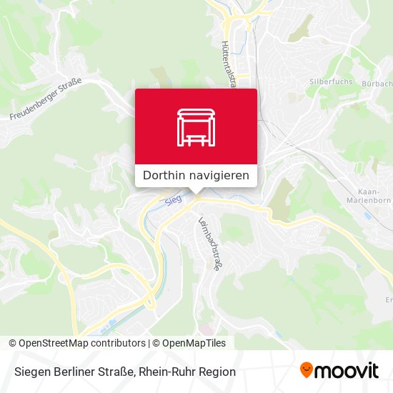 Siegen Berliner Straße Karte