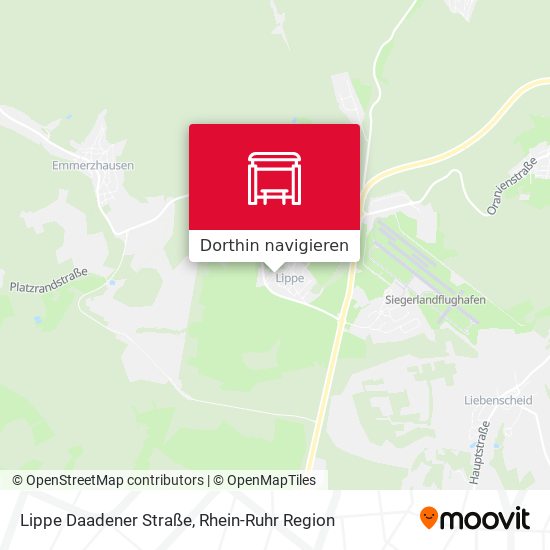 Lippe Daadener Straße Karte