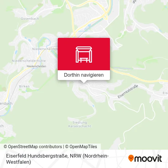 Eiserfeld Hundsbergstraße Karte