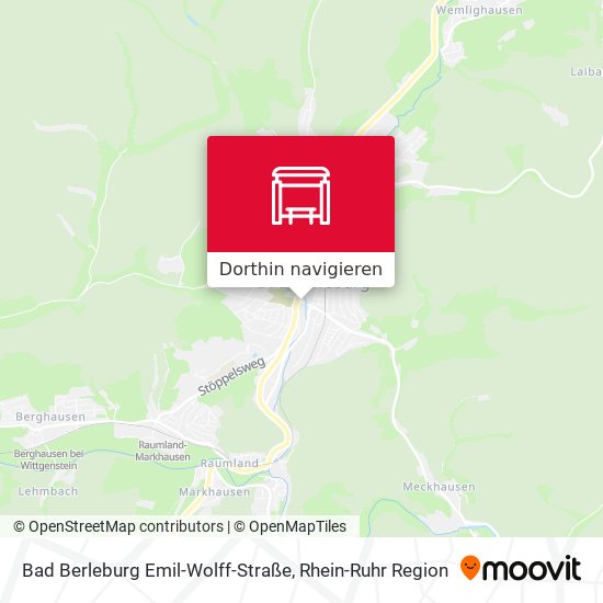 Bad Berleburg Emil-Wolff-Straße Karte