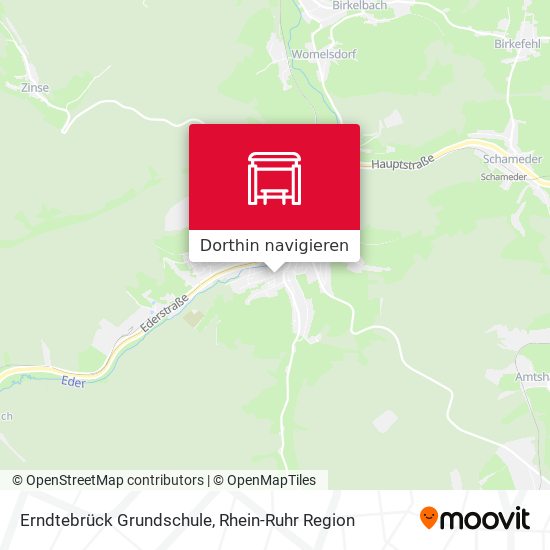 Erndtebrück Grundschule Karte