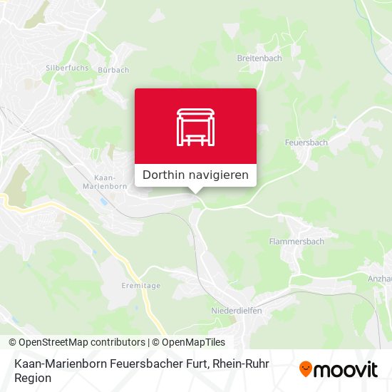 Kaan-Marienborn Feuersbacher Furt Karte