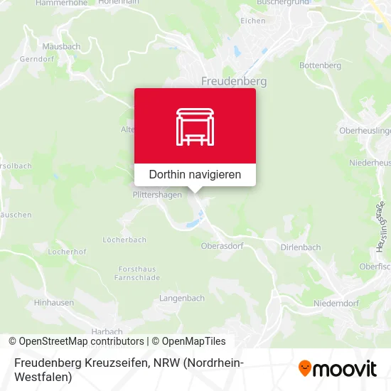 Freudenberg Kreuzseifen Karte