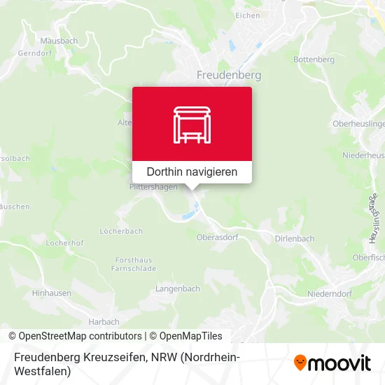 Freudenberg Kreuzseifen Karte