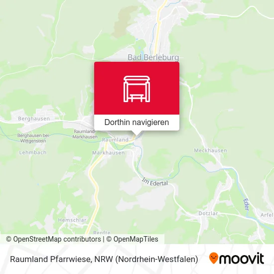 Raumland Pfarrwiese Karte