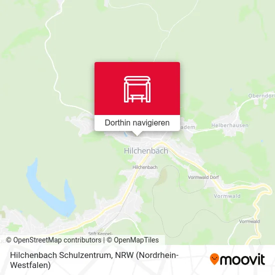 Hilchenbach Schulzentrum Karte