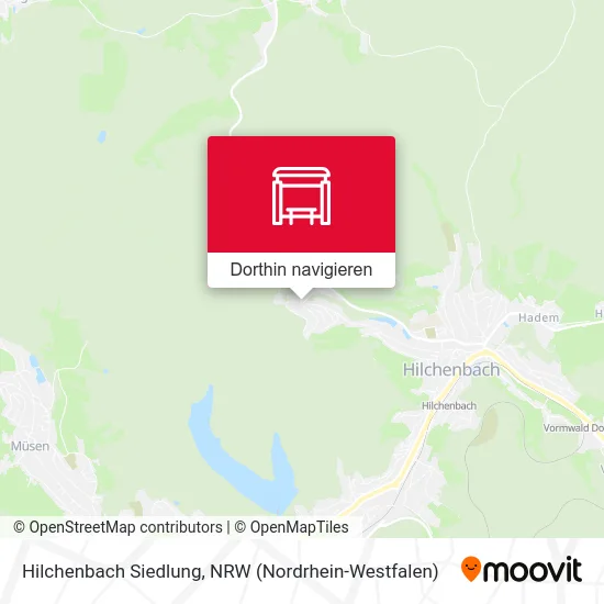 Hilchenbach Siedlung Karte