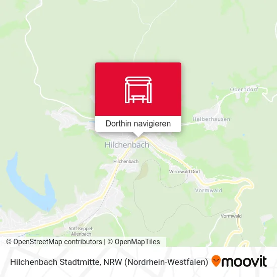 Hilchenbach Stadtmitte Karte