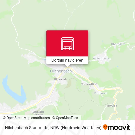 Hilchenbach Stadtmitte Karte