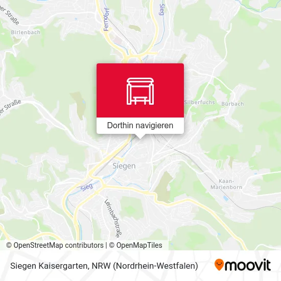 Siegen Kaisergarten Karte