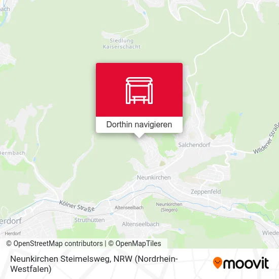 Neunkirchen Steimelsweg Karte