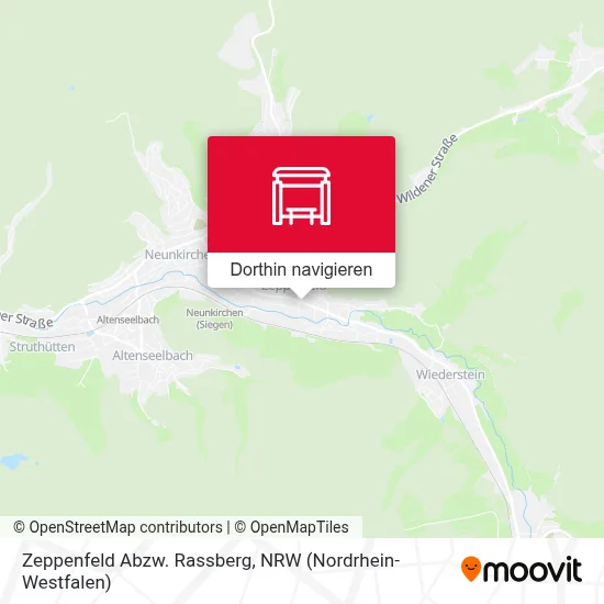 Zeppenfeld Abzw. Rassberg Karte