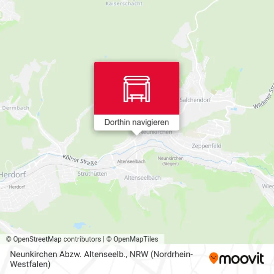 Neunkirchen Abzw. Altenseelb. Karte