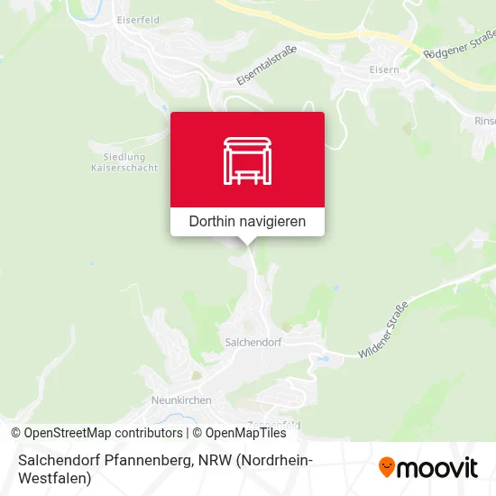 Salchendorf Pfannenberg Karte