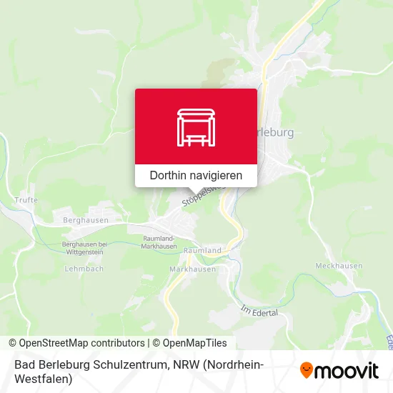 Bad Berleburg Schulzentrum Karte