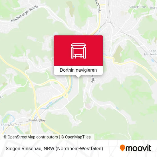 Siegen Rinsenau Karte