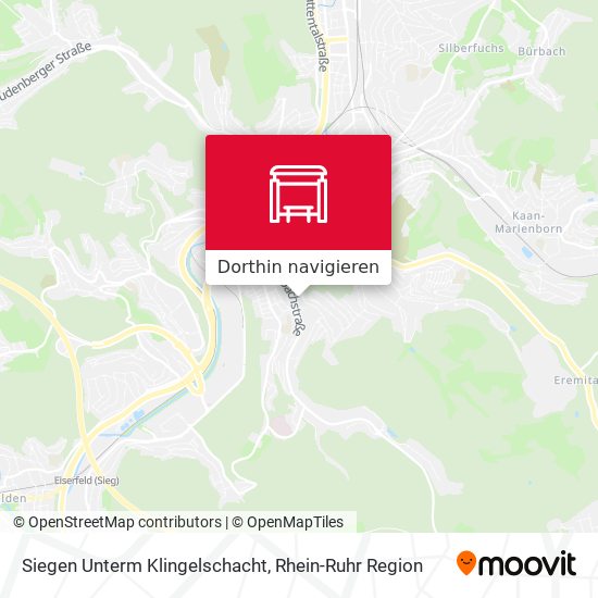 Siegen Unterm Klingelschacht Karte