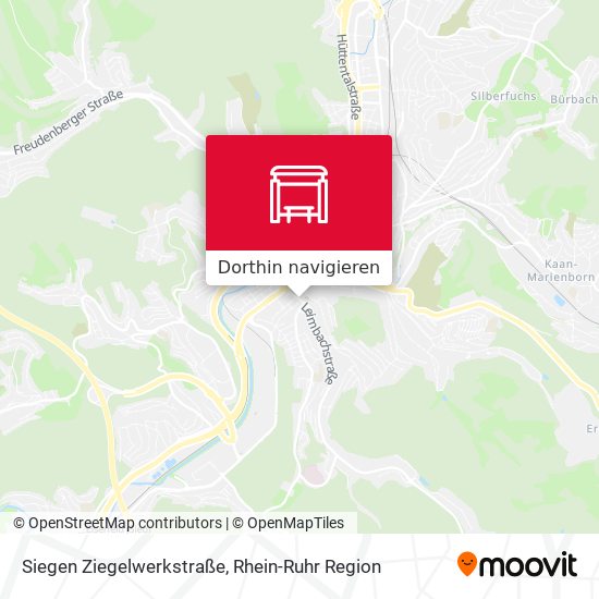 Siegen Ziegelwerkstraße Karte