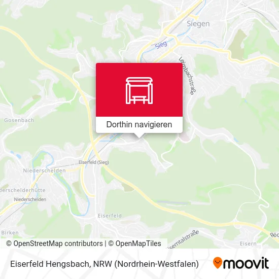 Eiserfeld Hengsbach Karte