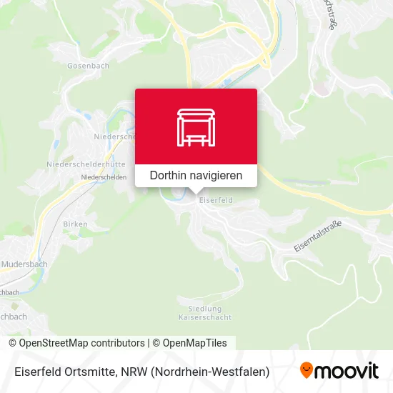 Eiserfeld Ortsmitte Karte