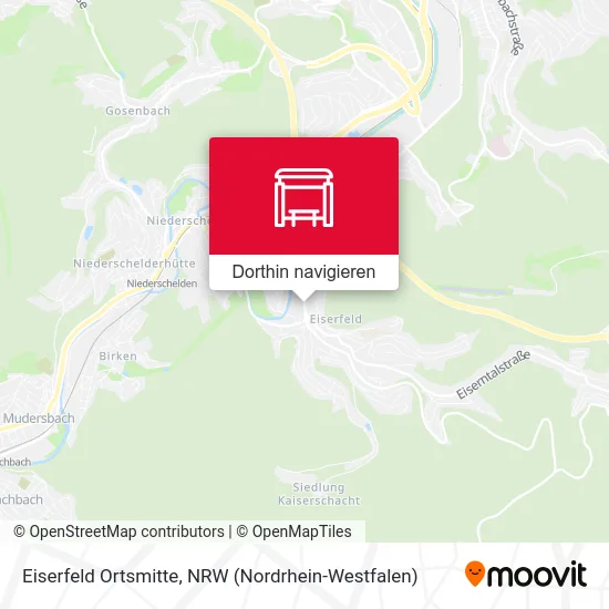 Eiserfeld Ortsmitte Karte