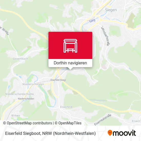 Eiserfeld Siegboot Karte