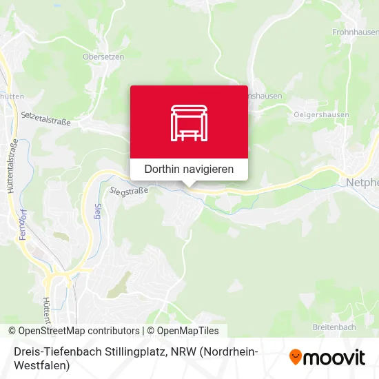 Dreis-Tiefenbach Stillingplatz Karte