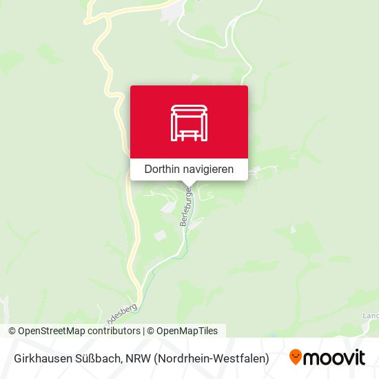 Girkhausen Süßbach Karte
