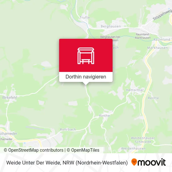 Weide Unter Der Weide Karte