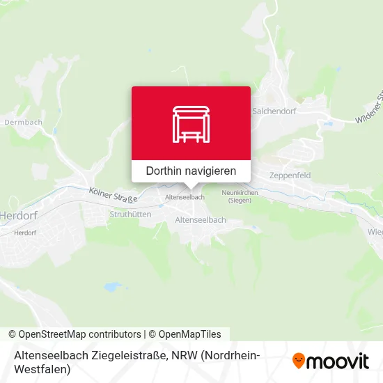 Altenseelbach Ziegeleistraße Karte