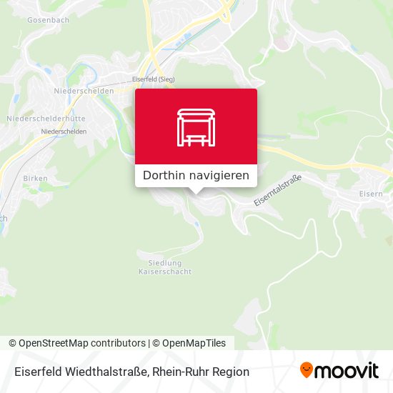 Eiserfeld Wiedthalstraße Karte
