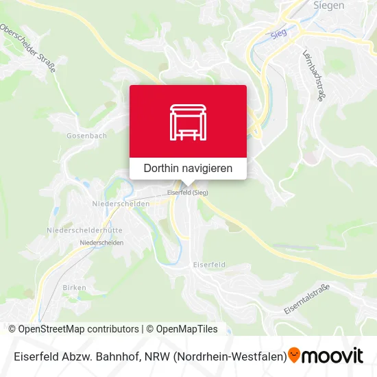 Eiserfeld Abzw. Bahnhof Karte