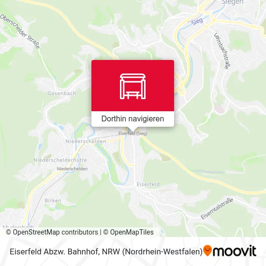 Eiserfeld Abzw. Bahnhof Karte