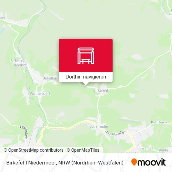 Birkefehl Niedermoor Karte