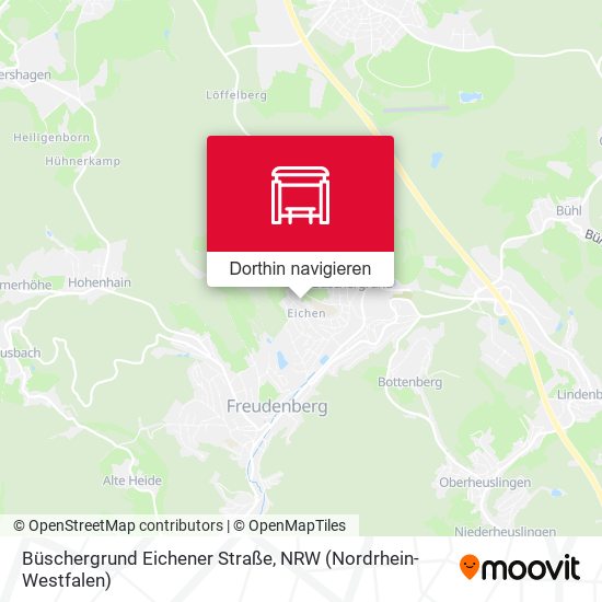 Büschergrund Eichener Straße Karte